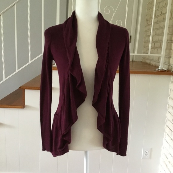 ASO ALICE CULLEN ANTHRO GUINEVERE HIKING RUFFLE SWEATER - Picture 5 of 10